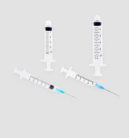 Disposable syringes